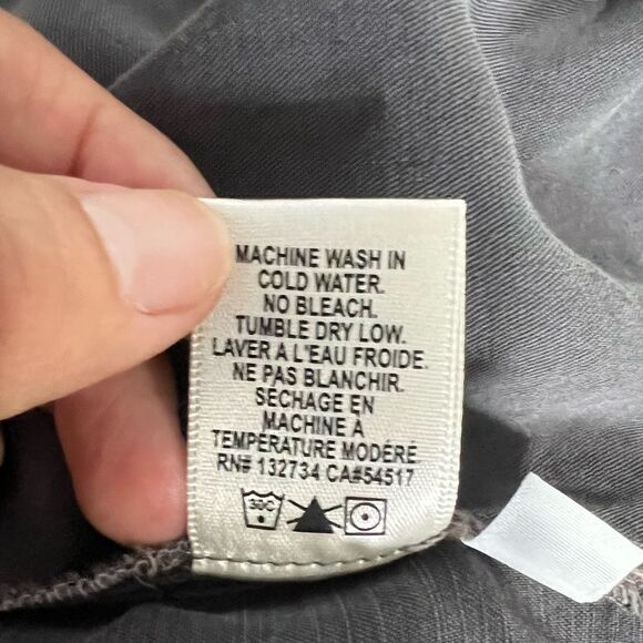 Cloth & Stone Tencel Chocker Surplice Neck Women Gray Top Sz Small - Picture 12 of 12